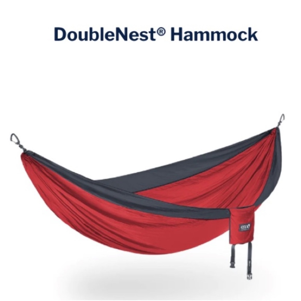 NEW Eno Double Nest Hammock Red Gray